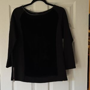 Black Boxy Long Sleeve